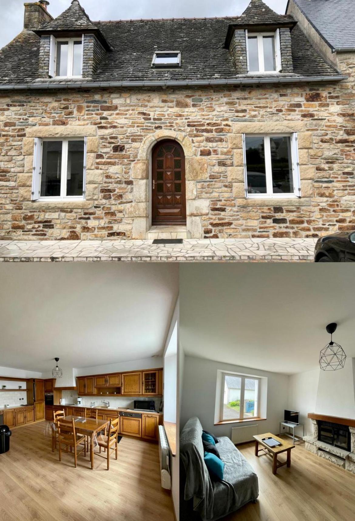 Charmante Maison En Pierre Morlaix Buitenkant foto